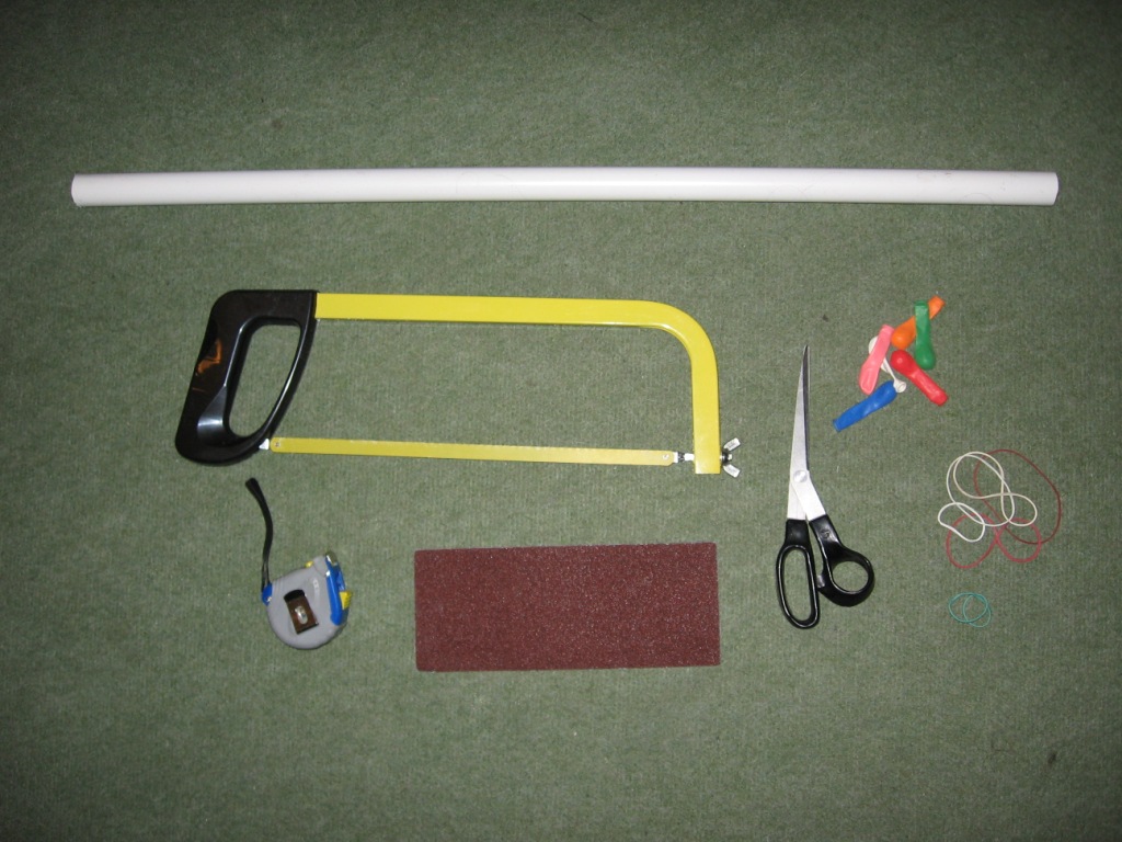 Zestaw elementów do wykonania doswiadczeń