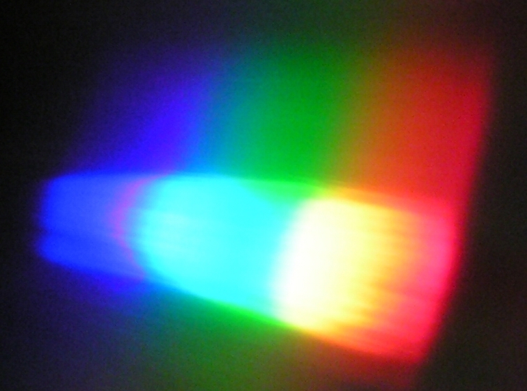 widmo żarówki klasycznej